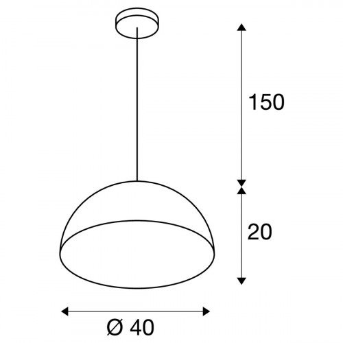 Ronde zwart/goud binnenverlichting hanglamp aluminium E27