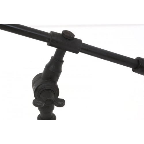 Industriële vloerlamp Archer antiek zwart