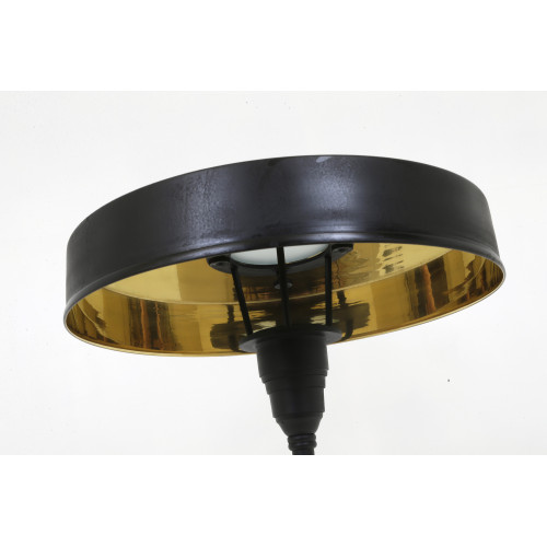 binnenverlichting, bureaulamp, tafellamp, zwart, messing, auriol, industrieel