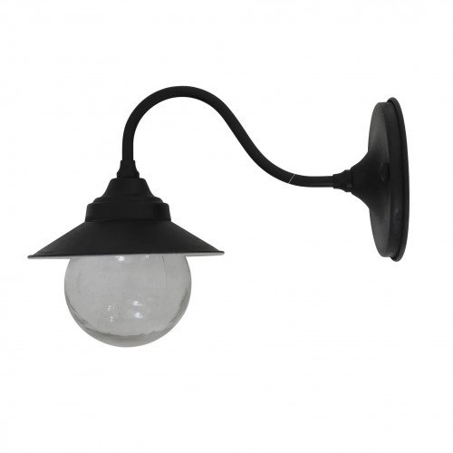 messing lamp in de kleur antiek zwart met een E27 fitting