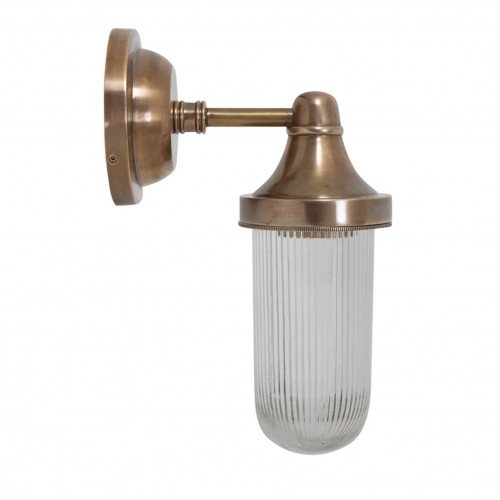 messing lamp in de kleur antiek messing met een E27 fitting