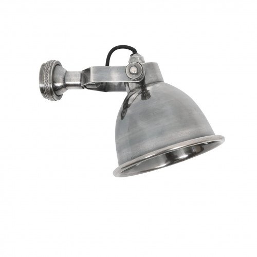 messing lamp in de kleur antiek antiek zilver met een E14 fitting