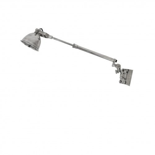 messing lamp in de kleur antiek zilver met een E14 fitting