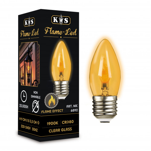 Flame-LED 0.5W-  E27 - Lichtbronnen