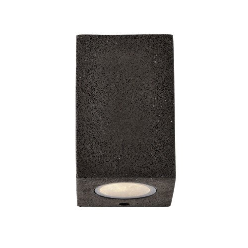 Pure Down wandlamp downlighter beton in zwarte kleur