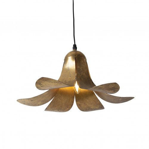 Gouden bladeren design hanglamp Metaal E14