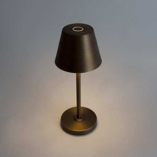 Buitenlamp en Binnenlamp Bronzen tafellamp modern