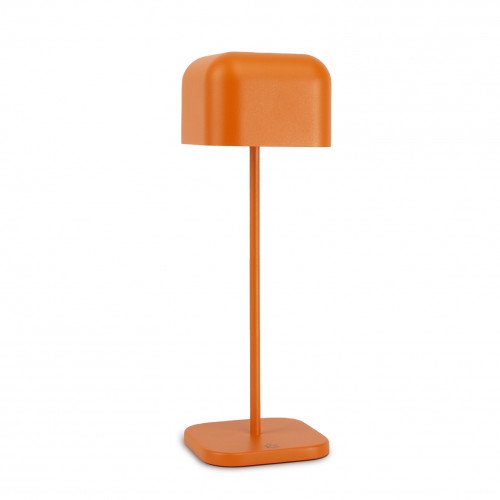 Oranje tafellamp aluminium modern buiten en binnen