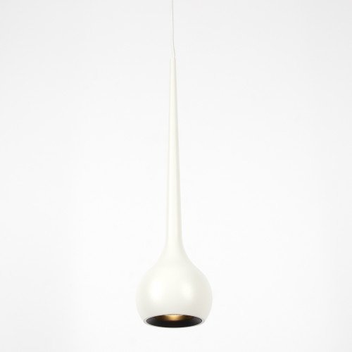 Witte druppel-design hanglamp aluminium modern