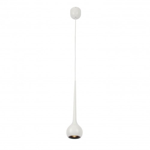 Witte druppel-design hanglamp aluminium modern