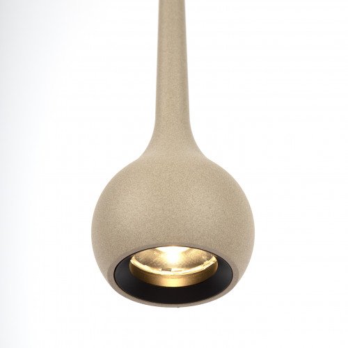 Champagne druppel-design hanglamp aluminium modern