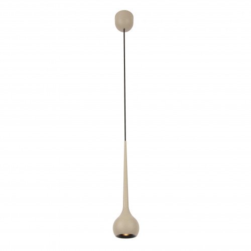 Champagne druppel-design hanglamp aluminium modern