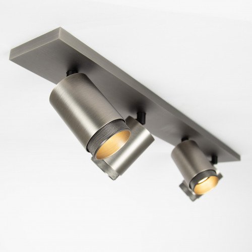 Plafondspot Scott binnenverlichting gun metal aluminium modern