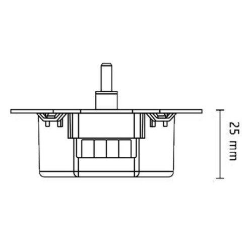 Calex LED wand inbouwdimmer max 250W 220-240V