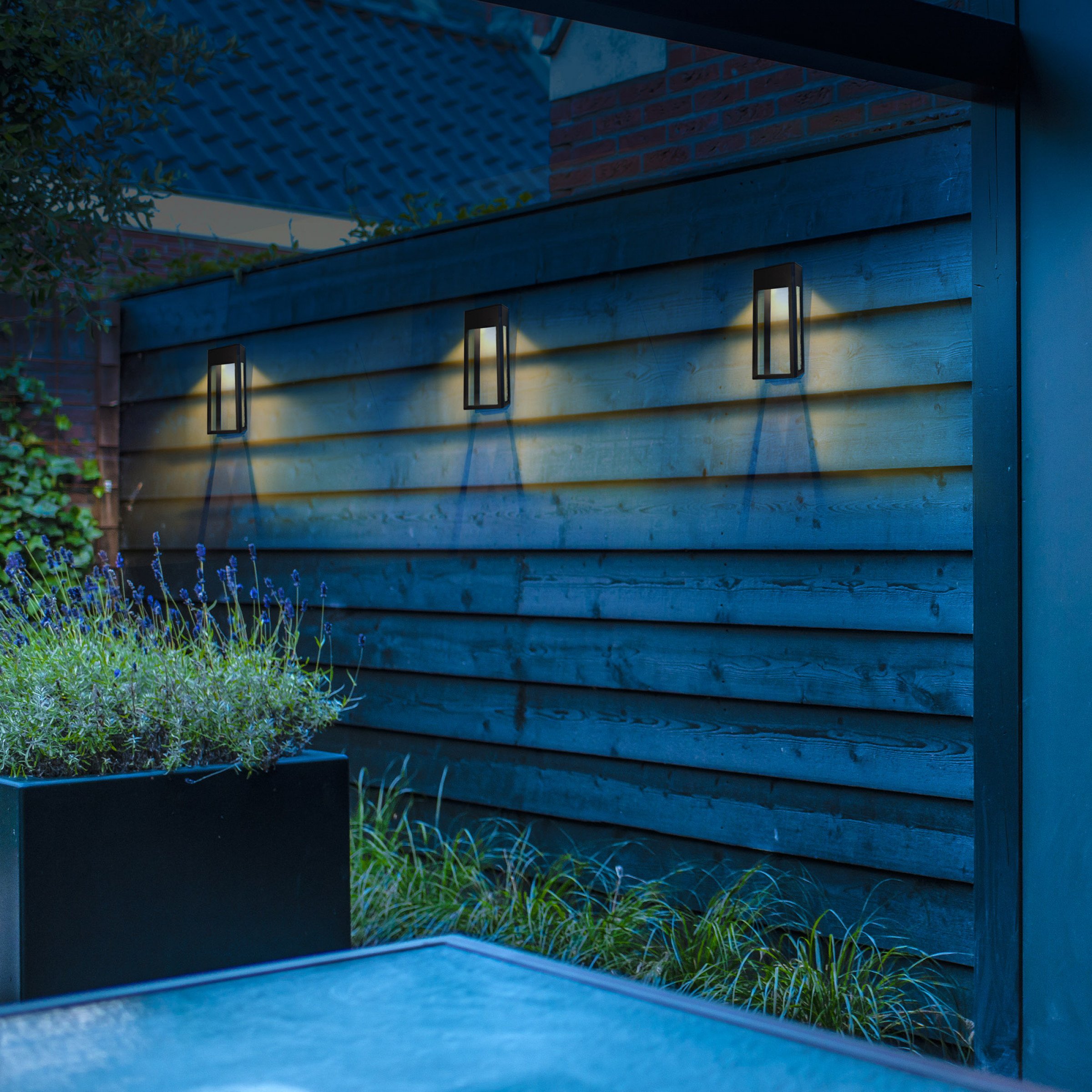 Sfeerverlichting Buiten - LED Solar Wandlamp - Buitenlamp Op Zonne ...