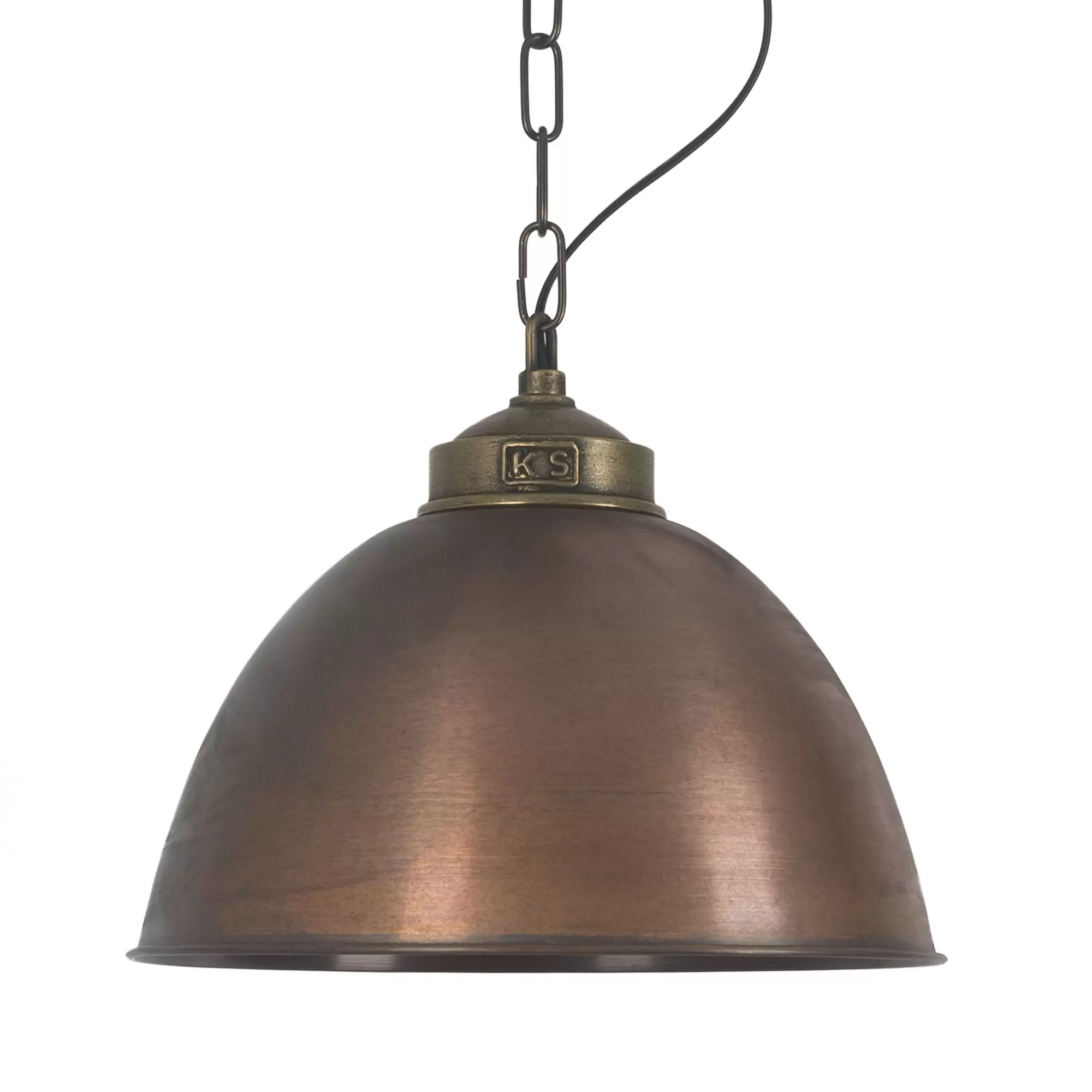 bladerdeeg Haast je beroerte Hanglamp industrieel brons & koper Loft ll | Nostalux.nl