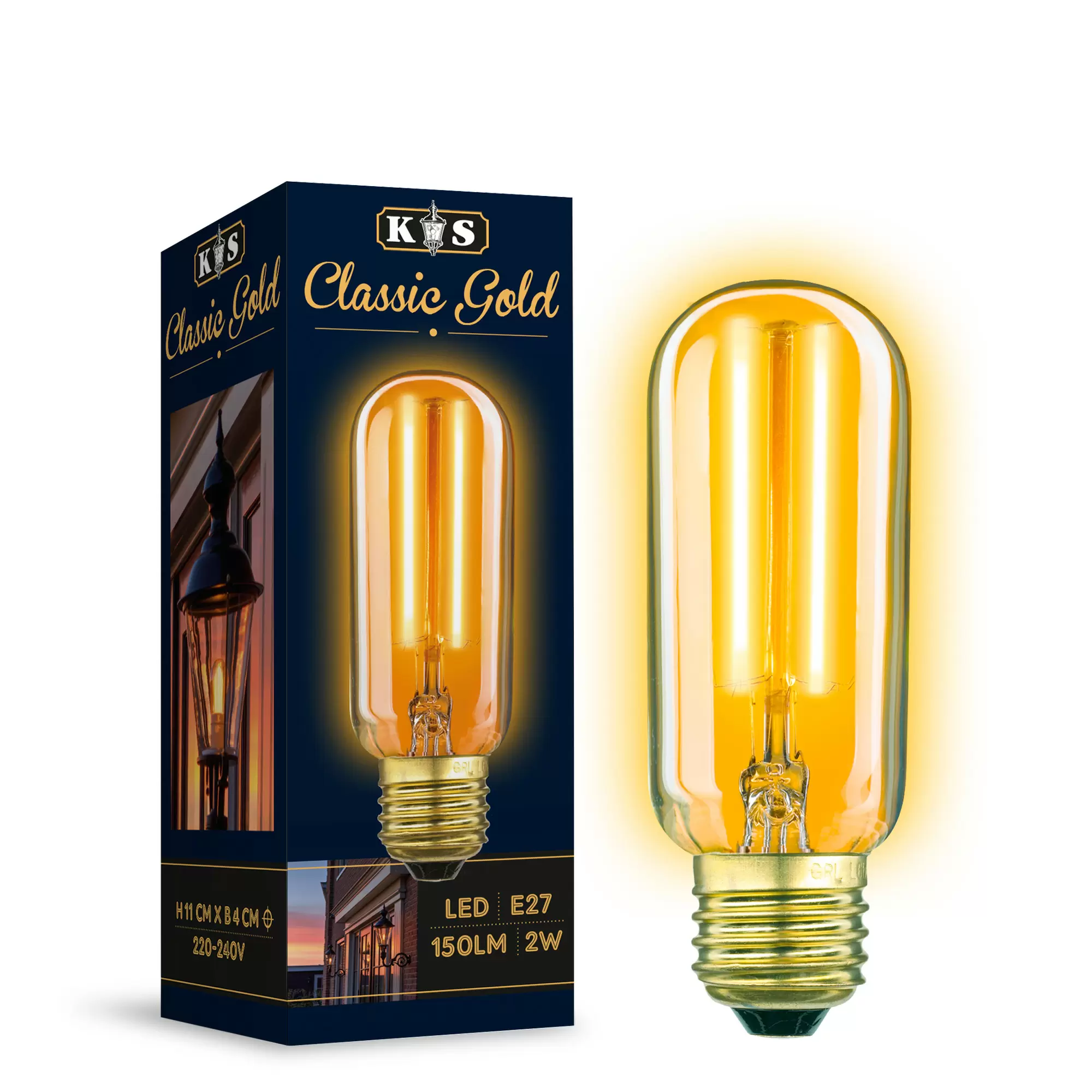 brandwonden kwaliteit Ambacht Tube LED lamp 3855 KS Buis filament ledlamp | Nostalux.nl