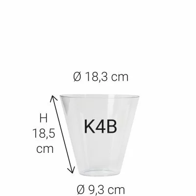 vervagen Kwaadaardig Allerlei soorten Nostalux Echt glas K4B - Lampkappen & glazen