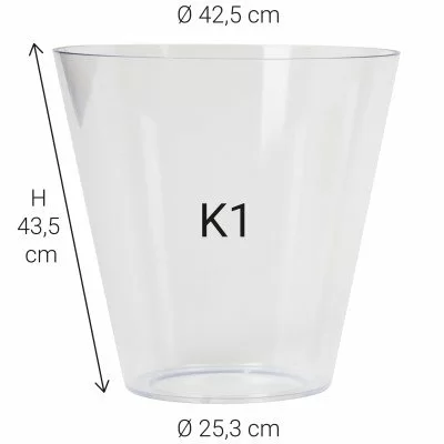 supermarkt Suri Vernietigen Buitenverlichting KS Kunststof glas K1 - Lampkappen