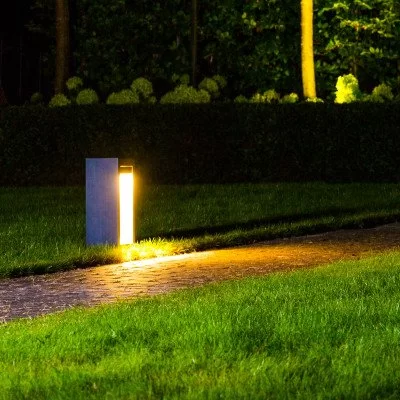Briljant Vertrouwen Handschrift Hardstenen led tuinverlichting Rock 2 - staande buitenlamp | Nostalux.nl