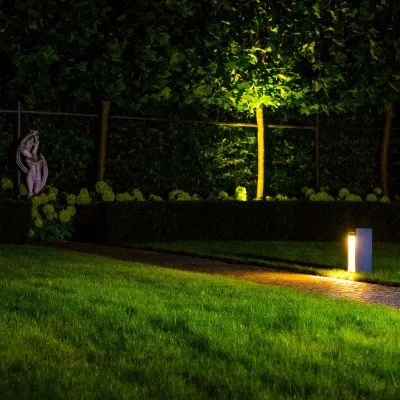 Stam tijdschrift absorptie Hardstenen led tuinverlichting Rock 2 - staande buitenlamp | Nostalux.nl