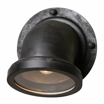 Ruwe slaap nerveus worden doen alsof industriele spots - wandlamp vintage Auckland antiek zwart - stoere lampen  | Nostalux.nl