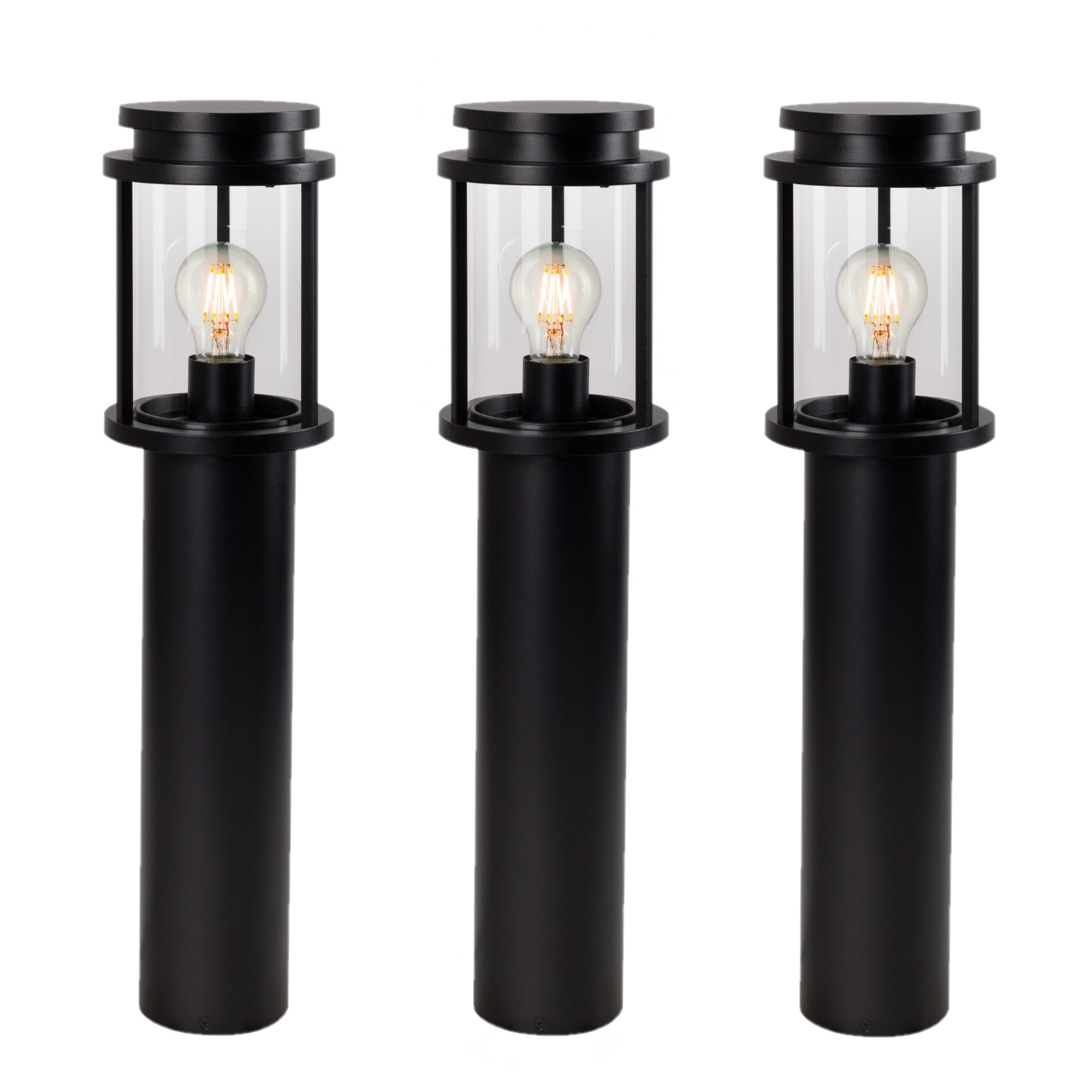 Set van 3 Sydney Tuinlamp Zwart